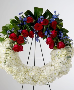 My Hero Wreath Funeral Wreath