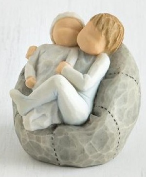 My New Baby (Blue for Boy) by Willow Tree 
