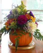 My "Real"  Pumpkin Arrangement 