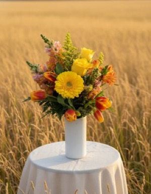 My Springy Valentine Vase arrangement