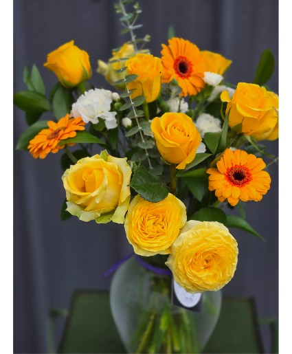  Sweet Sunshine vase arrangement