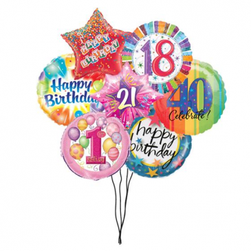 Mylar Balloon Bouquet   in Presque Isle, ME | COOK FLORIST, INC.