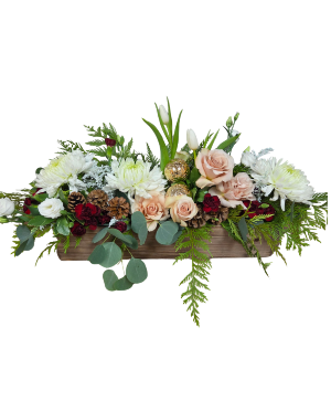 Natural Bling Christmas  Table arrangement