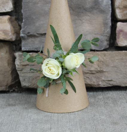 Simply Sweet Double Rose Wrist Corsage