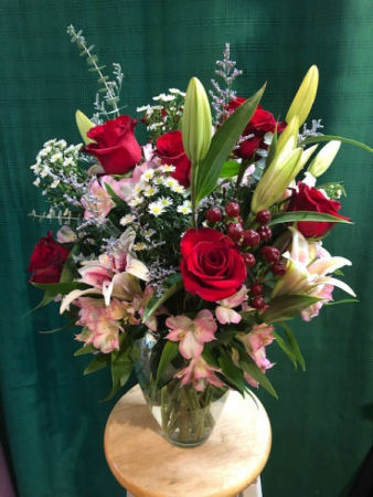 Naturally Yours Vased Arrangement in Bristol, VT | Scentsations Flowers & Gifts