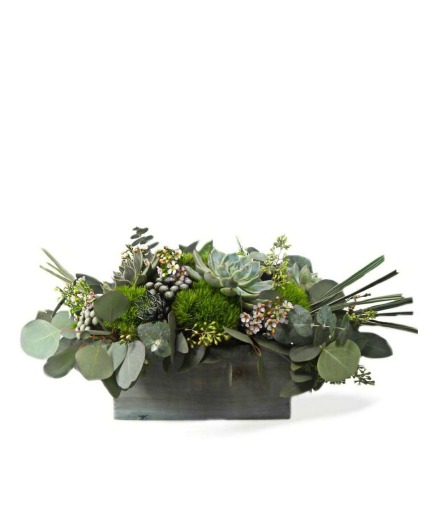 nature at it best Vertical flower arrangement.