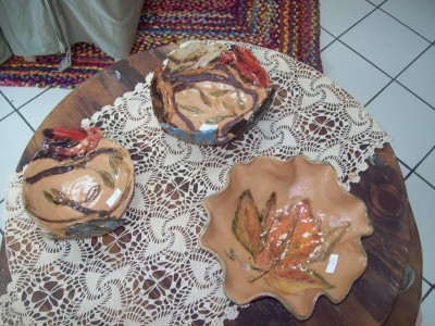 nature vessells  hand built ceramic bowls and vases