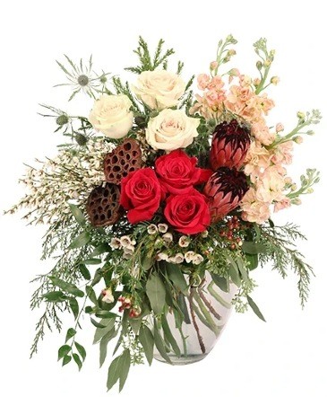 Nature's Majesty Vase Arrangement in Wynne, AR | BACKSTREET FLORIST & GIFTS