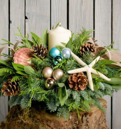 Nautical Christmas Christmas Centerpiece