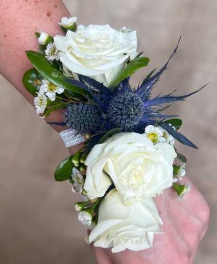 Navy Blue Corsage in Henderson, NV - Live Love Flowers
