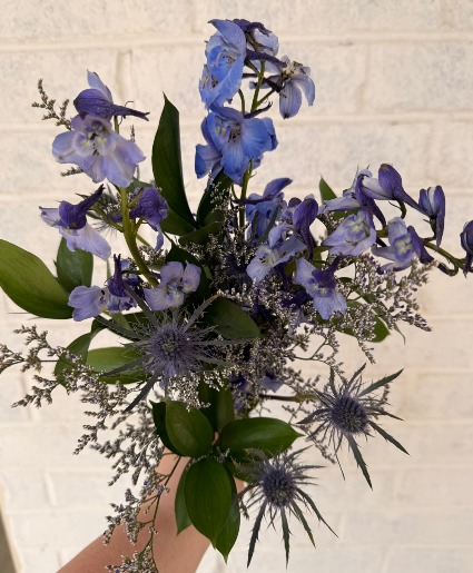 Navy Blue Handheld  prom 