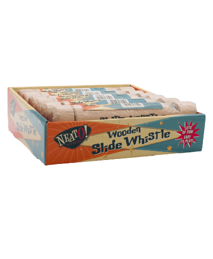 Neato! Wooden Slide Whistle, 6.5" Sealed Musical T Toy