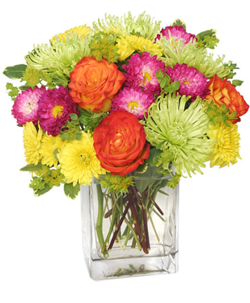 Neon Splash Bouquet in Henderson, TX | RAYFORD FLORIST & GIFTS