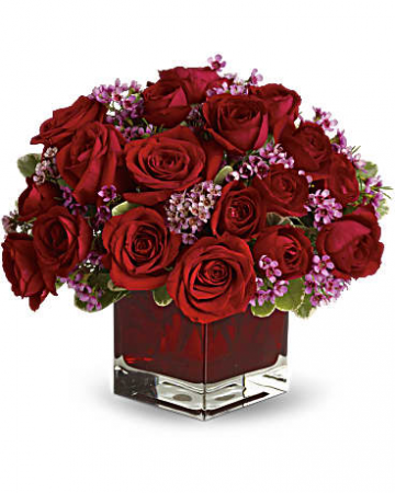 Never Let Go -  Red Roses Arrangement