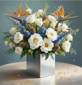 New Year Resolution Enchanted Designer Vase Arrangemnt