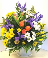 NFS-S75  Traditional Funeral Basket with handle Traditional Funeral Basket with handle