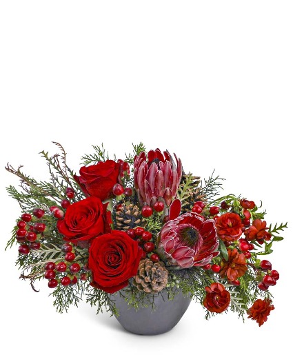 Noir Noel Flower Arrangement