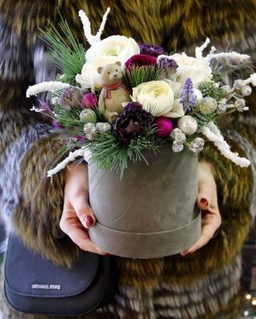 Winter Box Arrangement  