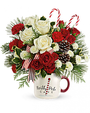 C100 - North Pole Mug Arrangement
