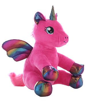 "Nova" the Pink Winged Unicorn (8") 