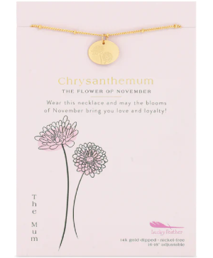 November Birth Month Necklace 