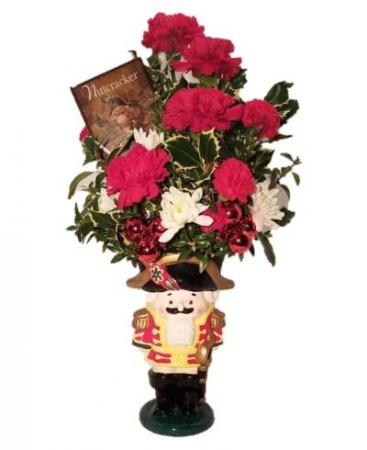 Nutcracker Mug Holiday Bouquet