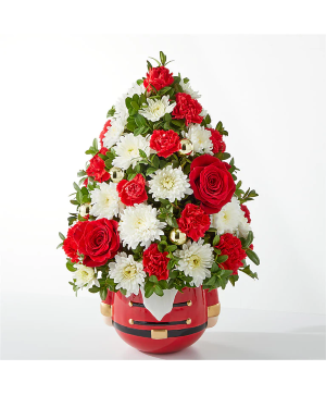 Nutcracker tree table arrangement