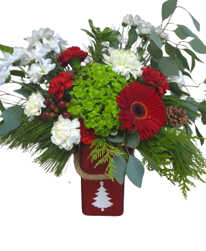 Merry Tree Vase Arrangement