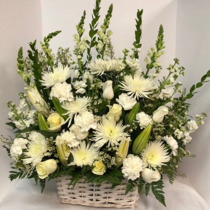 Oasis of Serenity Basket Arrangement