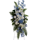 Ocean Blue Spray sympathy