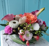 OCEAN BOWL FLOWER ARRANGEMENT