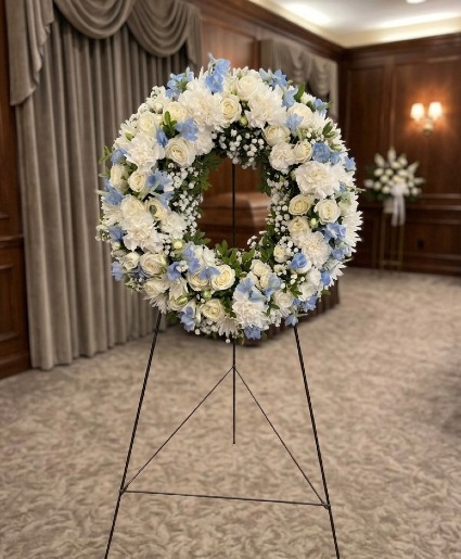 Ocean Breeze Memorial Wreath 