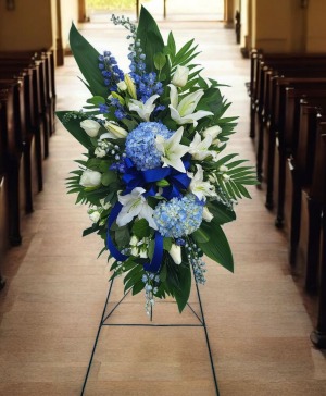 Sea Breeze Spray  FHF-SB12 Funeral Standing Spray