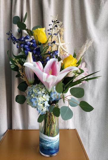 OCEAN WAVES FRESH ARRANGEMENT in Hampstead, NC | Surf City Florist