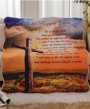 OLD RUGGED CROSS QUILTED THROW 