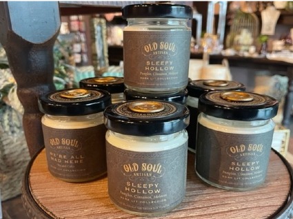 Old Soul Hand Crafted Candles Sleepy Hollow or Mad Hatter