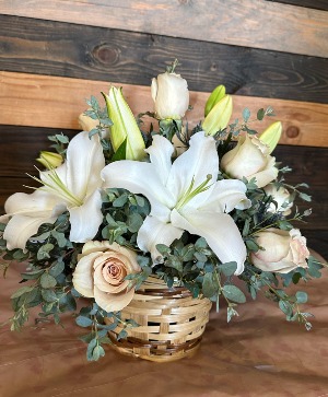 Once Upon a Time Fresh flower basket