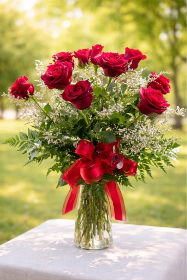 One Dozen Long Stem Red Roses  in Vacaville, CA | Vior Floral Art