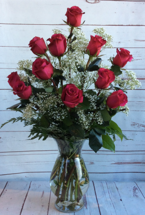 One Dozen Long Stem Pink Floyd Roses Premium Long Stem Roses 