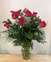 One dozen red roses  local gold canyon florist 