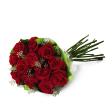 One Dozen Roses Wrapped 