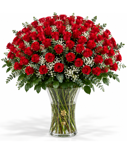 One Hundred Premium Roses 