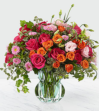 Only The Best vase bouquet