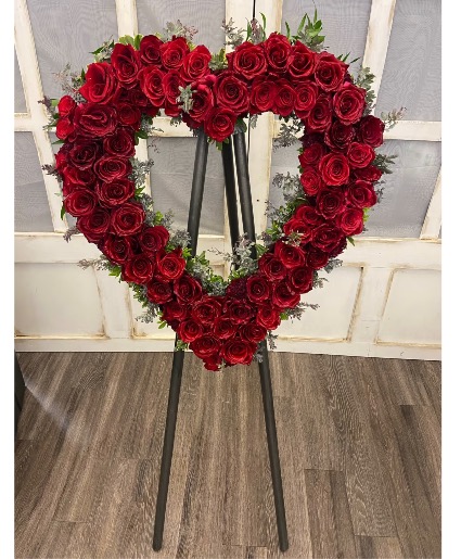 Open Bleeding Heart  Standing arrangement