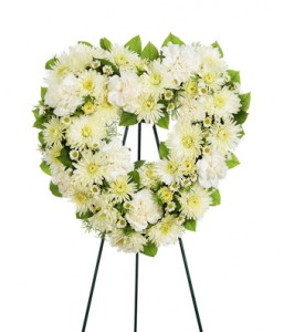 Open Heart- mixed flowers 