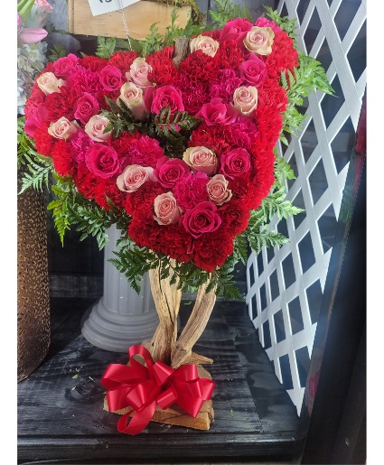 open heart arrangement 