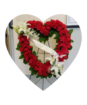 Beloved Heart Standing spray