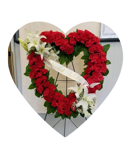 Beloved Heart Standing spray