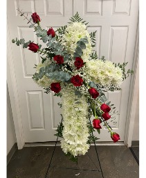 Open honor cross Funeral