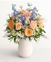Orange and Blue Chic Modern Setting For Our Favorite Colors